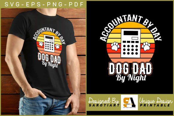 Accountant by Day Dog by Night T-shirt