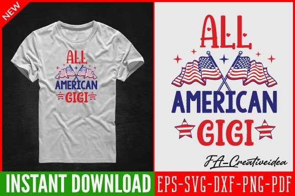 All American Gigi SVG
