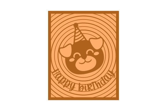 Birthday Card for Kids - Dog