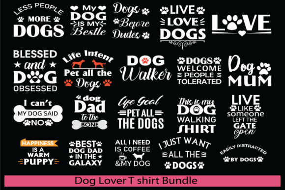 Dog Lover T-Shirt Bundle