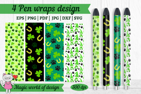Dog Paw Pen Wrap
