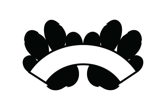 Dog Paw Print - Silhouette