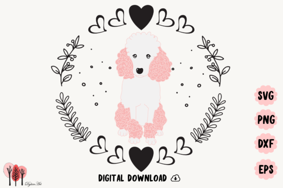 Floral Wreath Dog Mom