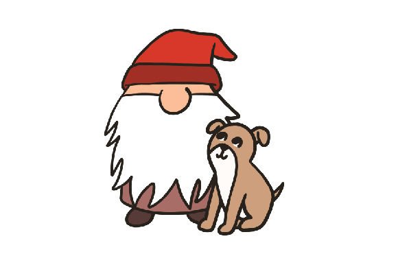 Gnome With A Dog, Cartoon