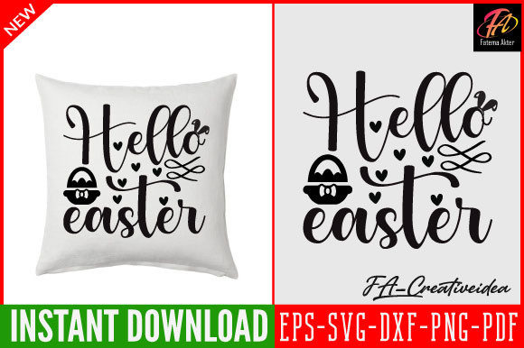 Hello-Easter SVG Design