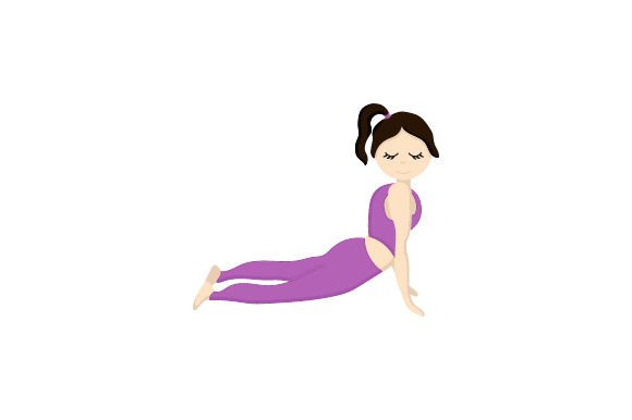 Kids Yoga Upward Dog Pose